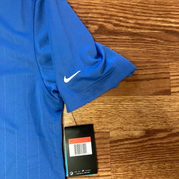 Nike Dri-FIT Textured Polo Lake Blue - Picture 2 of 3